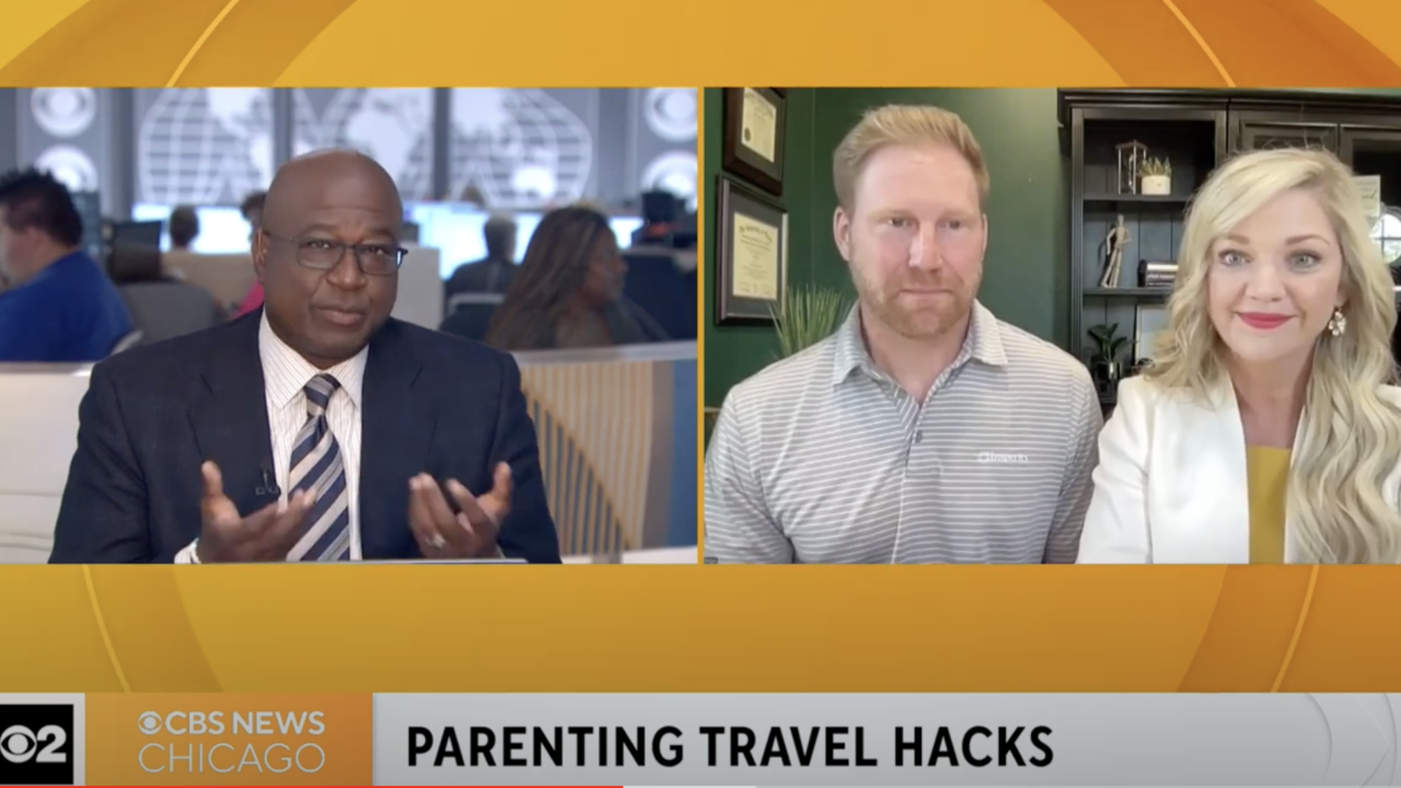 CBS Chicago: Summer Travel Hacks For Parents